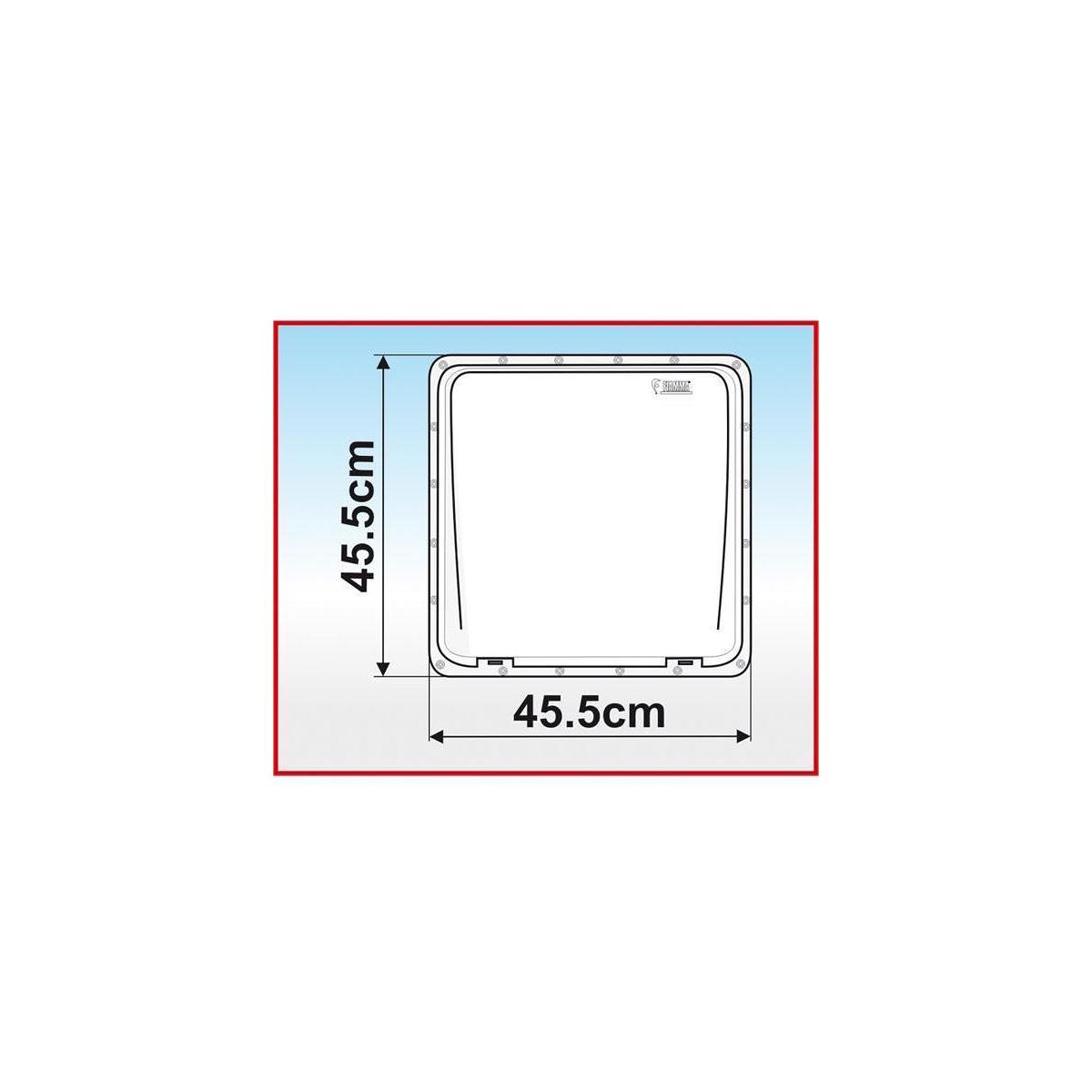 Fiamma Dachfenster Vent 40x40 cm Weiß Schrauben für Wohnwagen oder Wohnmobil Dekalin Dichmittel 