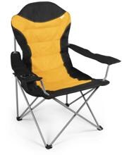 Kampa XL High Back Camping-Faltstuhl mit hoher Lehne, gelb/schwarz