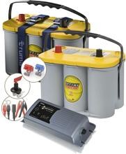 Truma Power Set Pro, Blei/Säure Batterie, grau/gelb