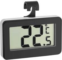 TFA Digitales Thermometer, schwarz