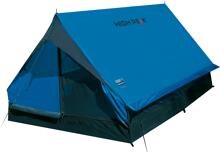 High Peak Minipack Zelt , 2-Personen, 120x190cm, blau/grau