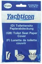 Yachticon Toilettensitz Papierabdeckung, 10 Stk.