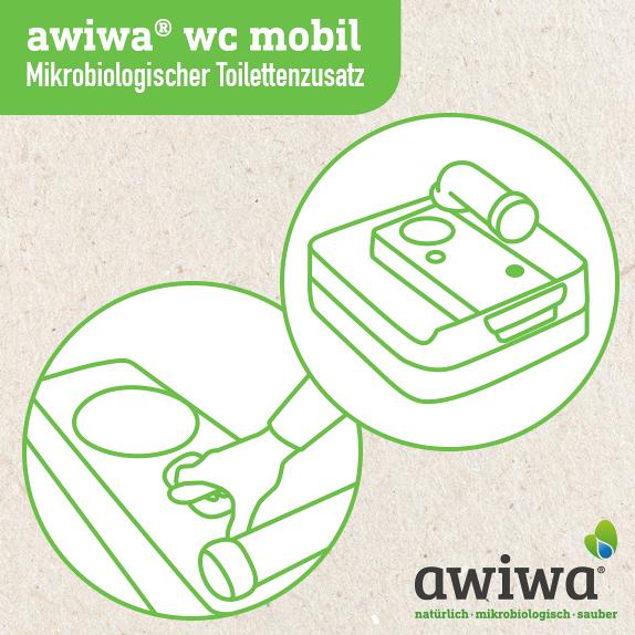 Awiwa SanitäRflüSsigkeit FüR Campingtoilette & Toiletten-Zusatz Chemie WC 
