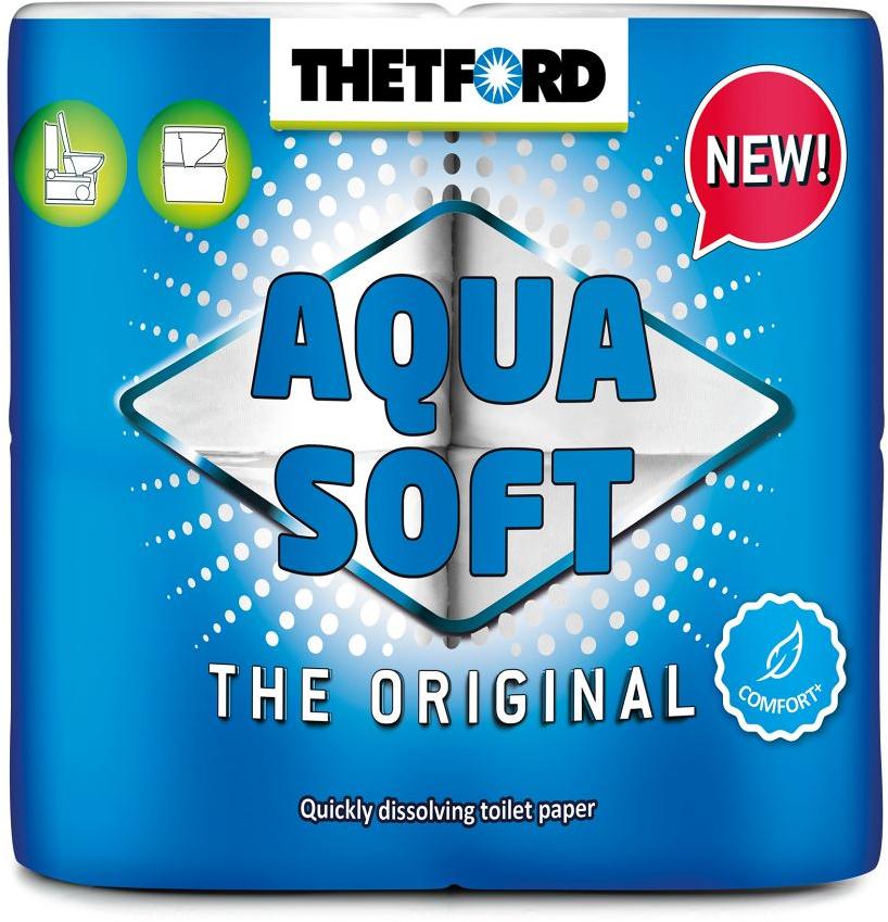 Aqua Stream Toilettenpapier 6 Rollen Thetford Toilette WC Caravan Wohnmobil Boot 