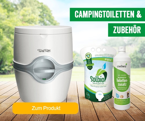 Entdecke unsere Campingtoiletten und Zubehör!