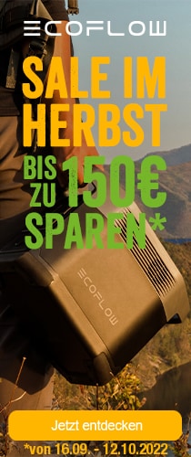 Ecoflow: Sale im Herbst - bis zu 150,- Euro sparen!